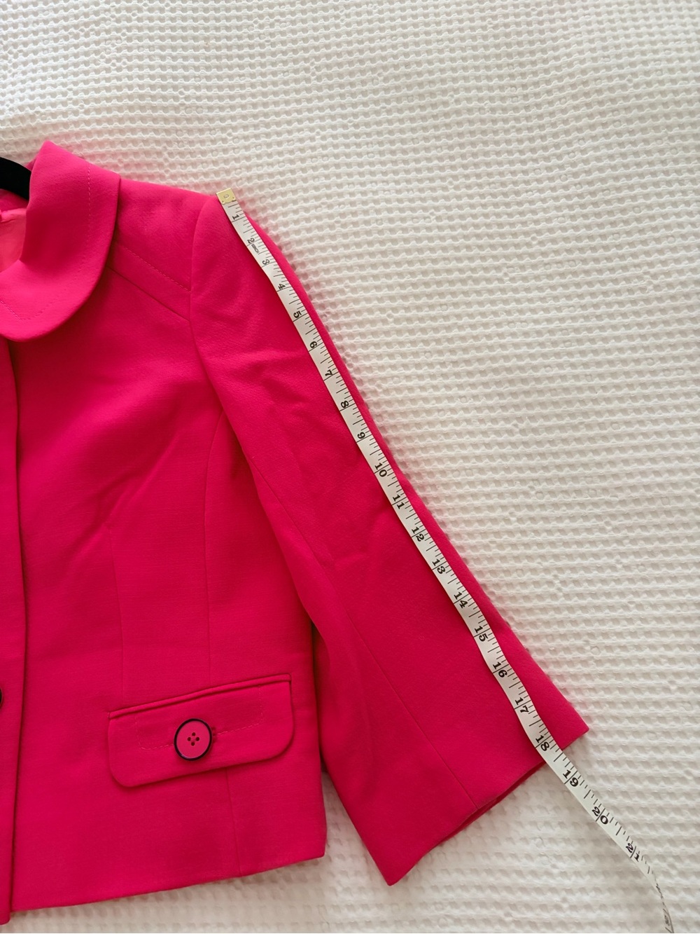 Pink Cropped Jacket/Blazer - Picture 5 of 7